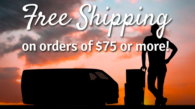 Free Shipping Orders $50 or more